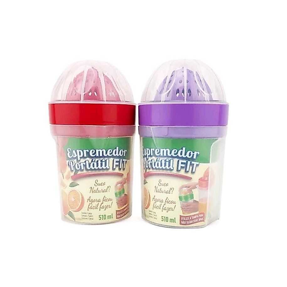 Espremedor de Laranjas Manual Portátil Com Jarra 450ML Plástico Não Tóxico Livre de BPA Nitron