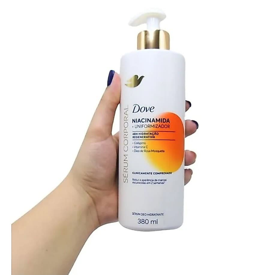 Dove Sérum Hidratante Corporal Niacinamida + Uniformizador 380ml - Pele Uniforme e Hidratada