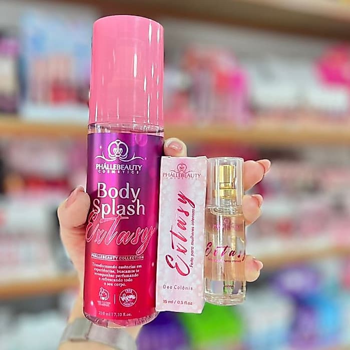 kit Deo colônia e Body splash Extasy Phallebeauty