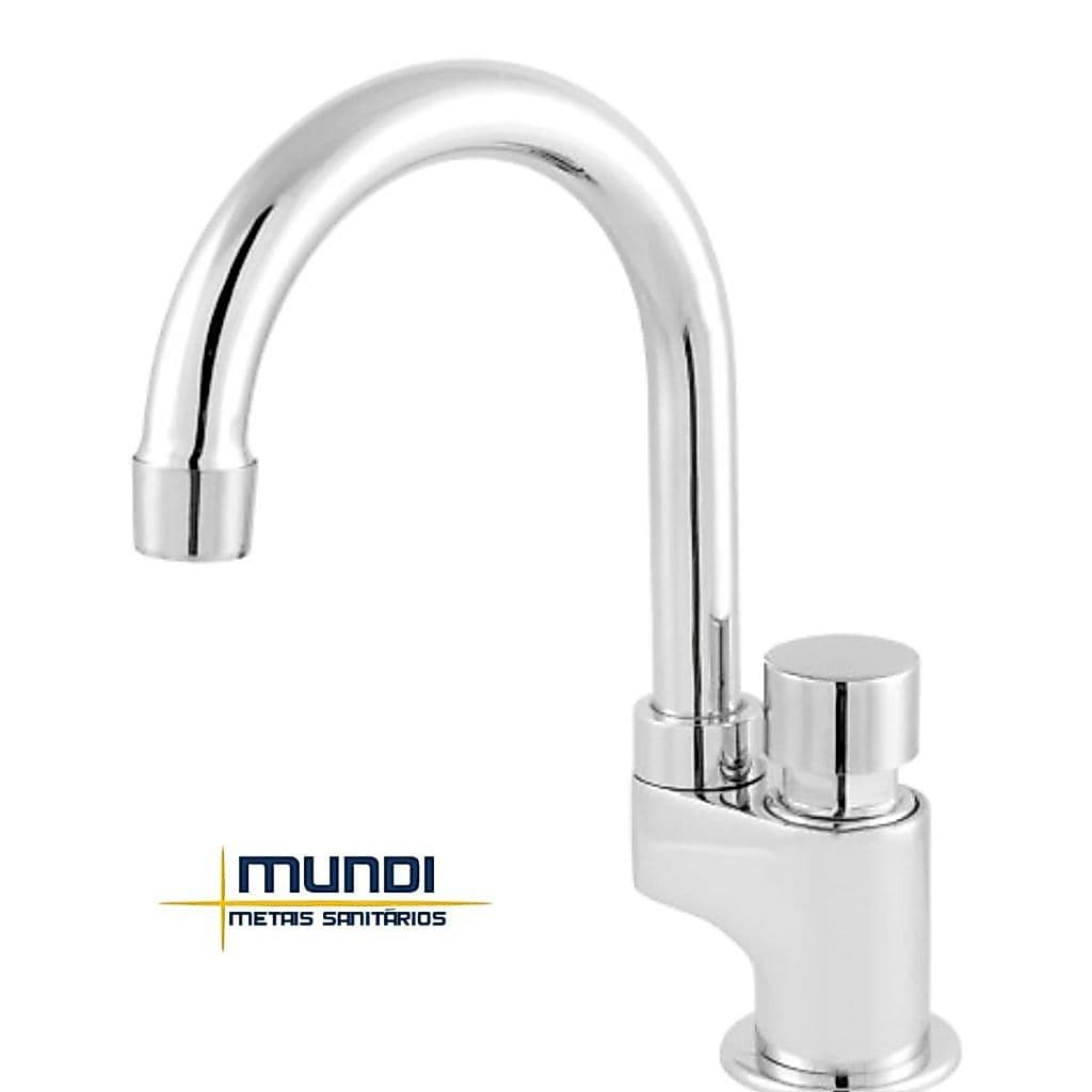 Torneira Automática Metal Banheiro Ou Lavatório Torneira com Temporizador INOX - 2175 MATIC