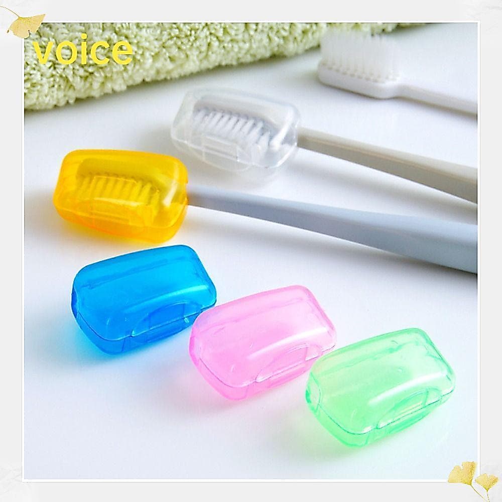 Voz 5/10pcs Tampa Da Escova De Dentes , Plástico Protege A Capa Cabeça Viagem , Caminhada , Acampamento