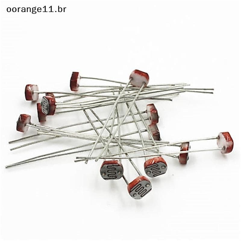 OORAN 30 Pcs Fotoresistor LDR CDS 5mm Sensor Resistor Dependente De Luz GL5516 Arduino