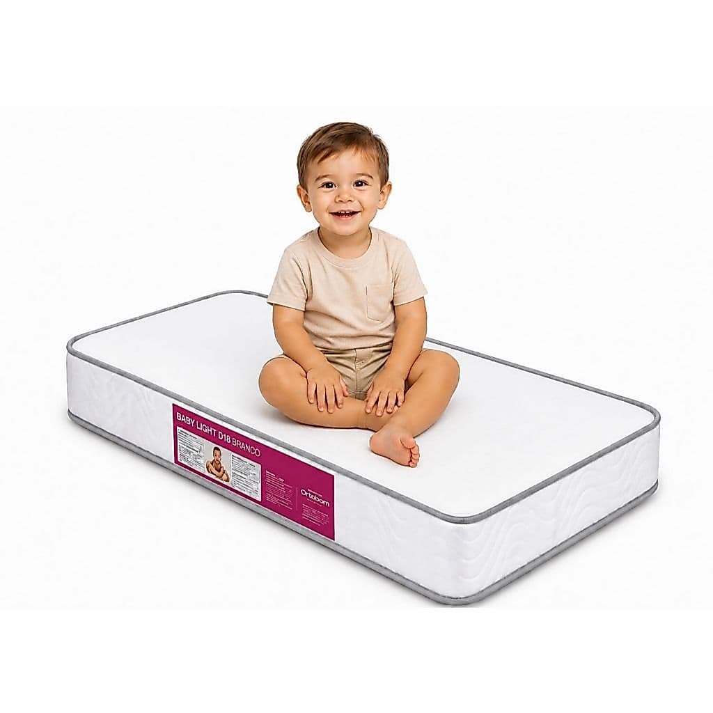 Colchão Chiqueirinho Ortobom 90x60 Impermeável Bebê D18 Conforto Antialérgico