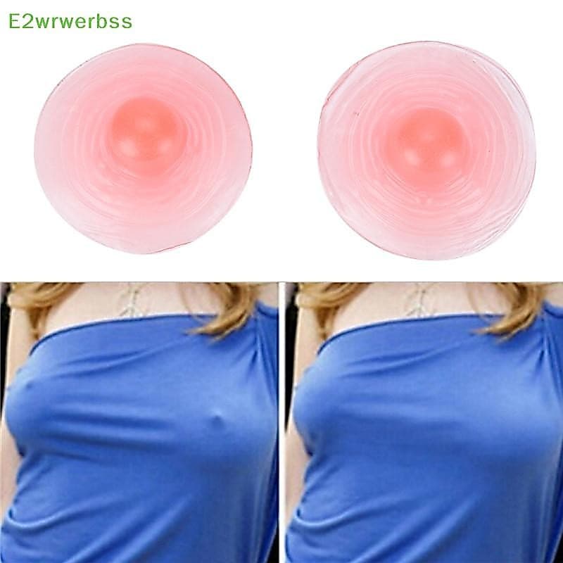 [E2wrwerbss] Adesivos De Silicone Para Mamilos Femininos , Pasta De Peito Falso , Adesivo Tetina , Novo