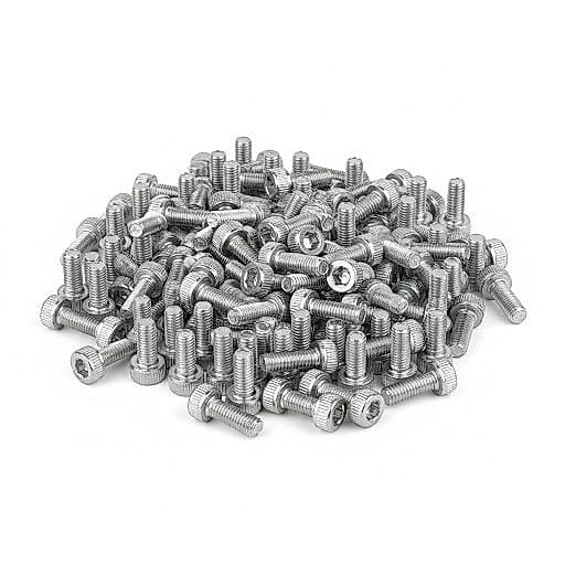 Kit Com 100 Parafusos Allen Cabeça Cilíndrica M3 x 10mm