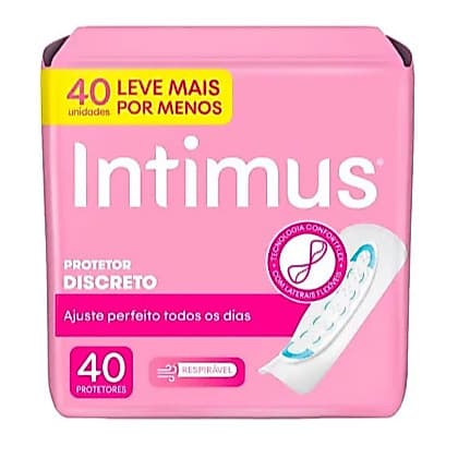 Absorvente Protetor Diário Intimus® Discreto Ultrafino 40 Unidades