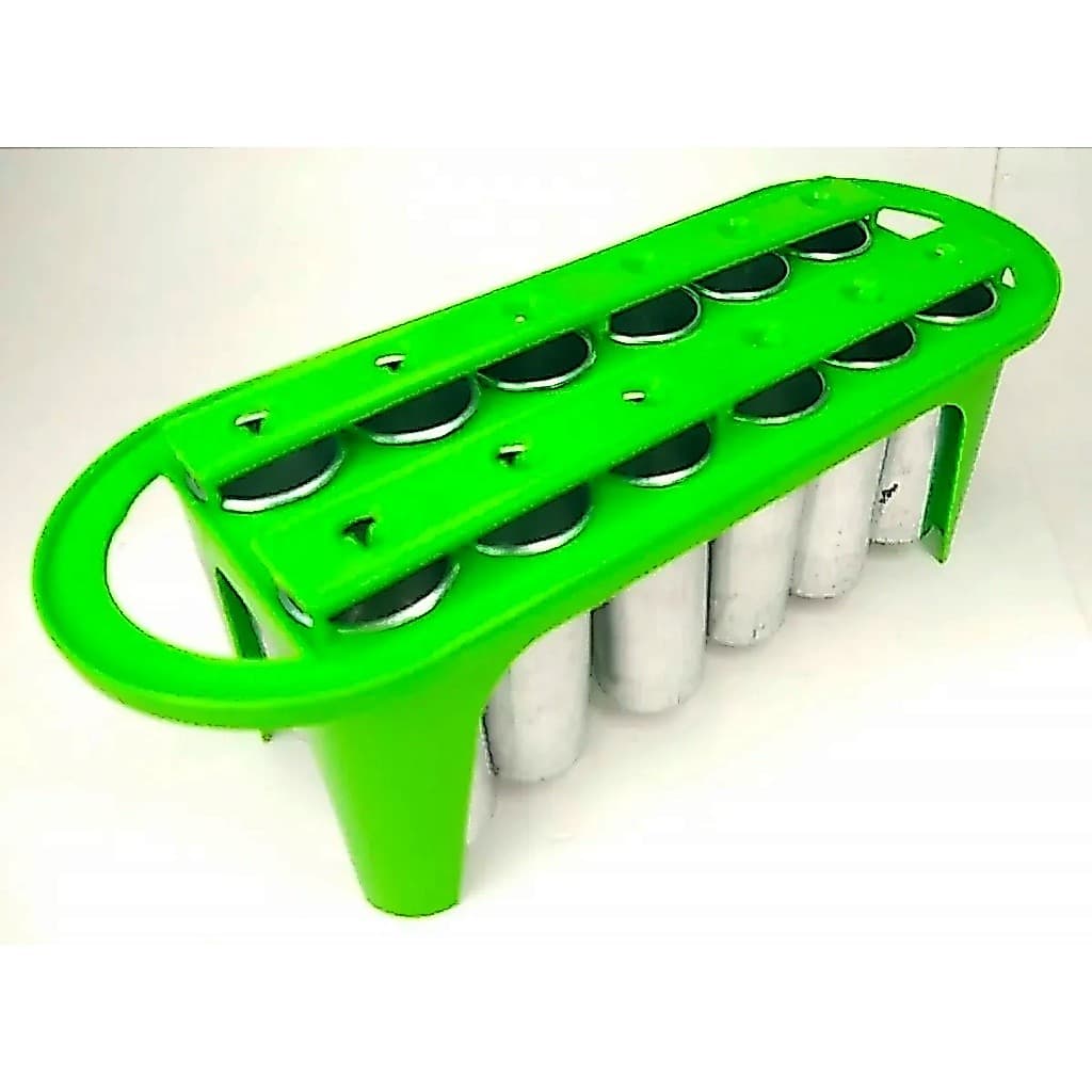 Forma De Picolé Redondo Alumínio 12 Cavidades Picoleteira VERDE