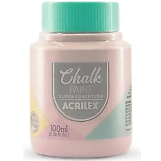 Tinta Chalk Paint Para Artesanato 100ml cor: ROSA ELISABETE