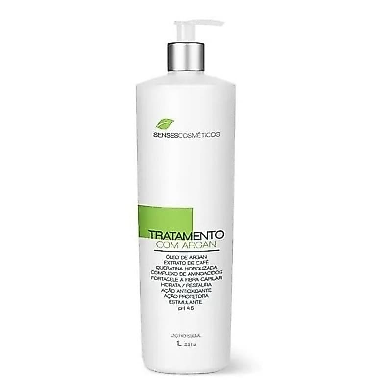 ✨ Tratamento Profissional com Argan 1L – Senses Cosméticos 💆‍♀️🌿