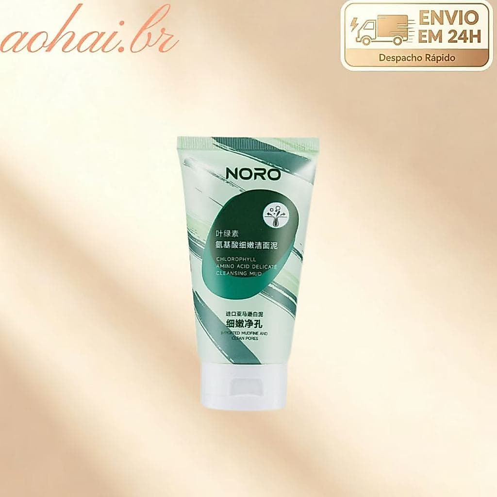 NORO Clorofila Aminoácido Limpador Facial Limpador Facial Hidratante Hidratante Facial Cle