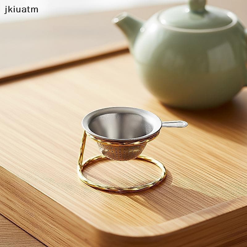 [jkiuatm] Coador De Chá De Aço Inoxidável De Qualidade Alimentar Filtro De Folhas Soltas Reutilizáveis De Malha Fina Par