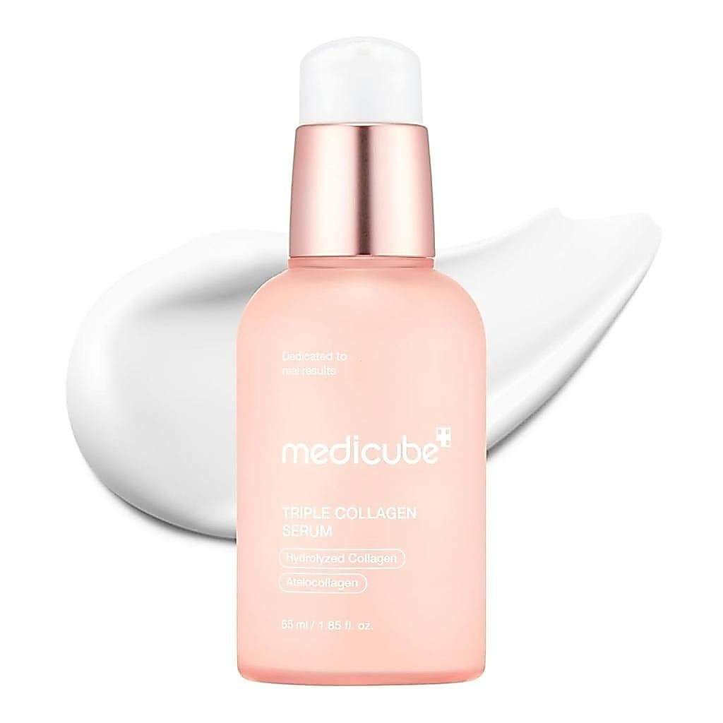 Sérum de Colágeno Triplo Medicube 1.85 fl.oz - Nutre a pele opaca com Complexo de Colágeno Triplo - Um sérum leve com Ni