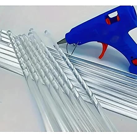 Kit 9 Bastões Cola Quente Fina Para artesanato 7mm/11mm