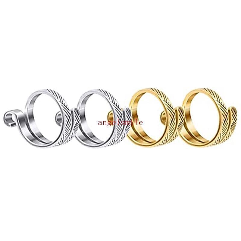4 Pçs Ajustável Tricô Crochê Loop Anéis Guia Fio Aberto Para Rápido Artesanato