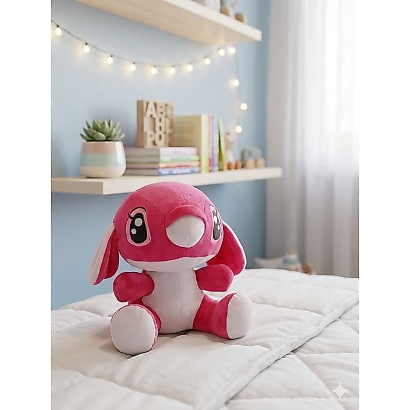 Stitch pelúcia rosa  30cm