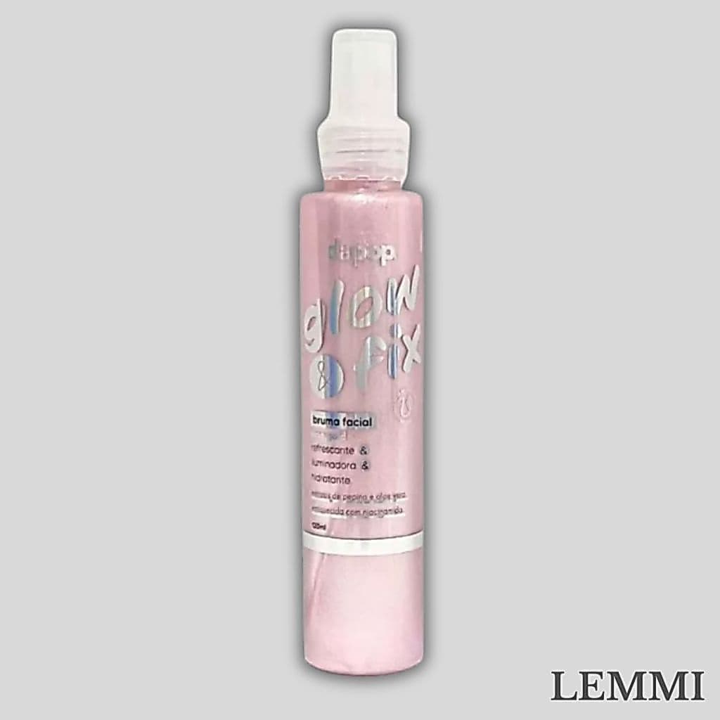 Bruma Fixadora Facial Glow & Fix Rose Gold - Dapop