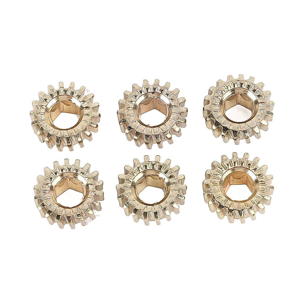 6 Pçs Afinador De Guitarra Peg Engrenagens Metal Hex Buraco Botão De Corda Para Guitarras Elétricas Clássicas Folk Ouro
