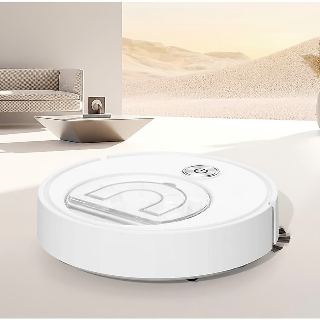 Robô 3 Em 1 Varredora/Aspirador De Pó Automática Limpeza Doméstica Robótico Inteligente E Silencioso