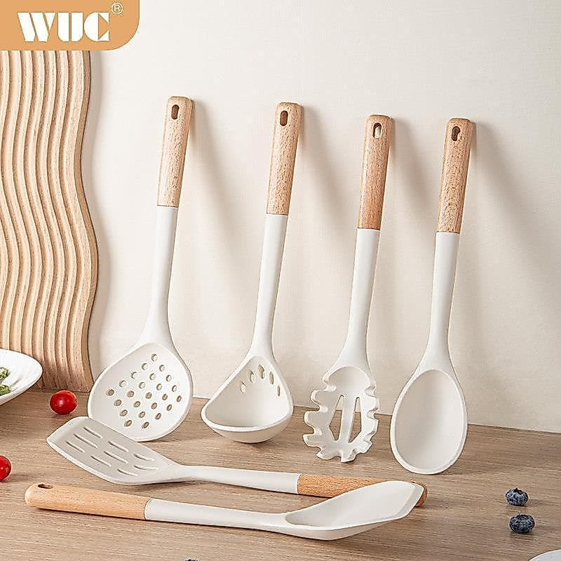 Espátula de silicone antiaderente, espátula de cozinha doméstica, resistente a altas temperaturas, espátula de silicone,