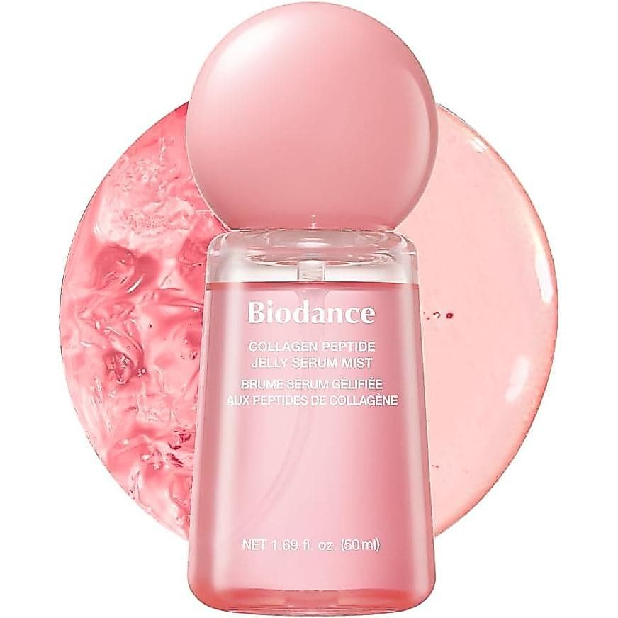 BIODANCE Sérum Facial em Gel com Peptídeos de Colágeno 50ml |   Névoa Facial Hidratante Jelly-to-Mist, Efeito Preenchedo