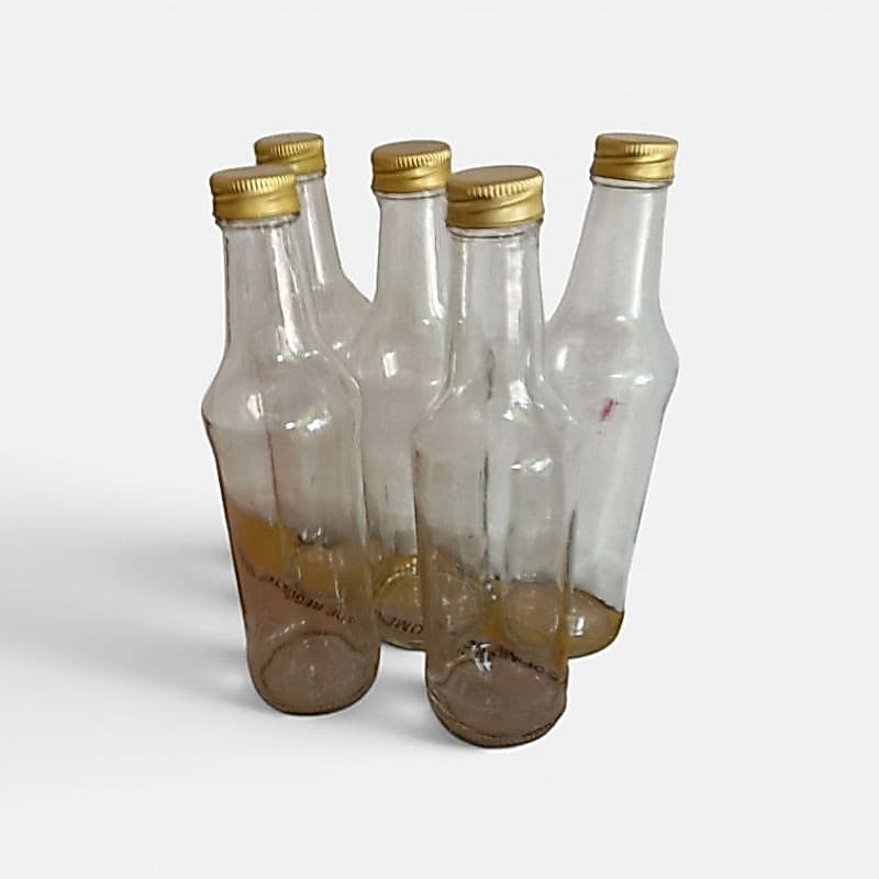kit 15 garrafa 275 ml com tampa