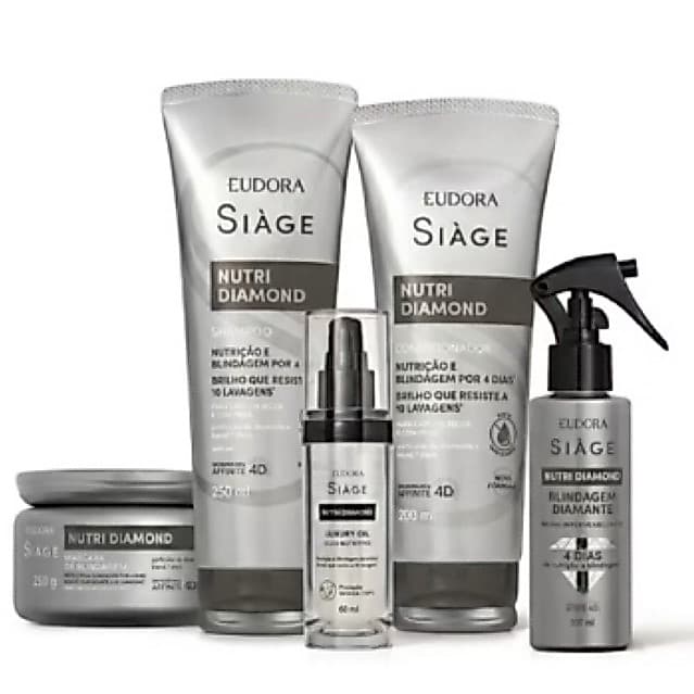 Combo Siàge Nutri Diamond (5 itens)