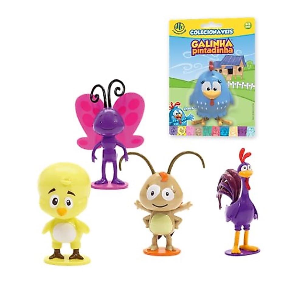 Figura Colecionável Galinha Pintadinha DTC