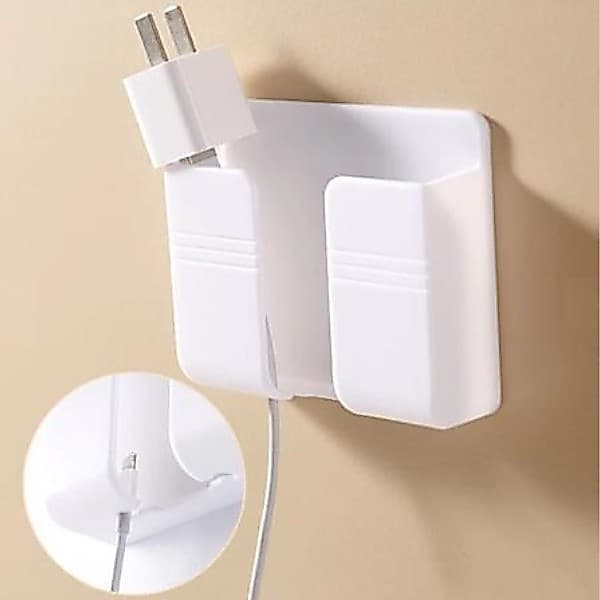 01 Suporte Multiuso De Parede Para Celular Controle Plástico Para Carregar Remoto Um Slot
