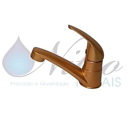 Torneira Lavatório Mono Up Abs Rose Fosco Especial Para Banheiro