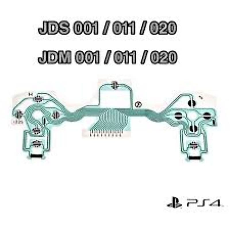 kit 9 Películas Placa Condutiva Controle Ps4  Modelo Jds/jdm- 001/011 /020