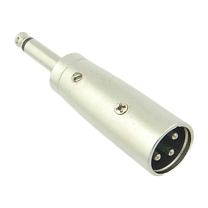 Adaptador Conector Plug Xlr Macho X P10 Mono Desbalanceado