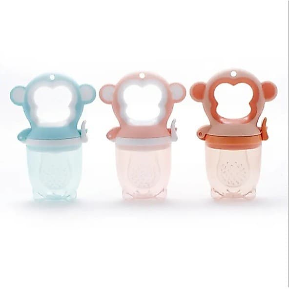 Porta Frutinhas Alimentadora Mordedor Com Bico Silicone