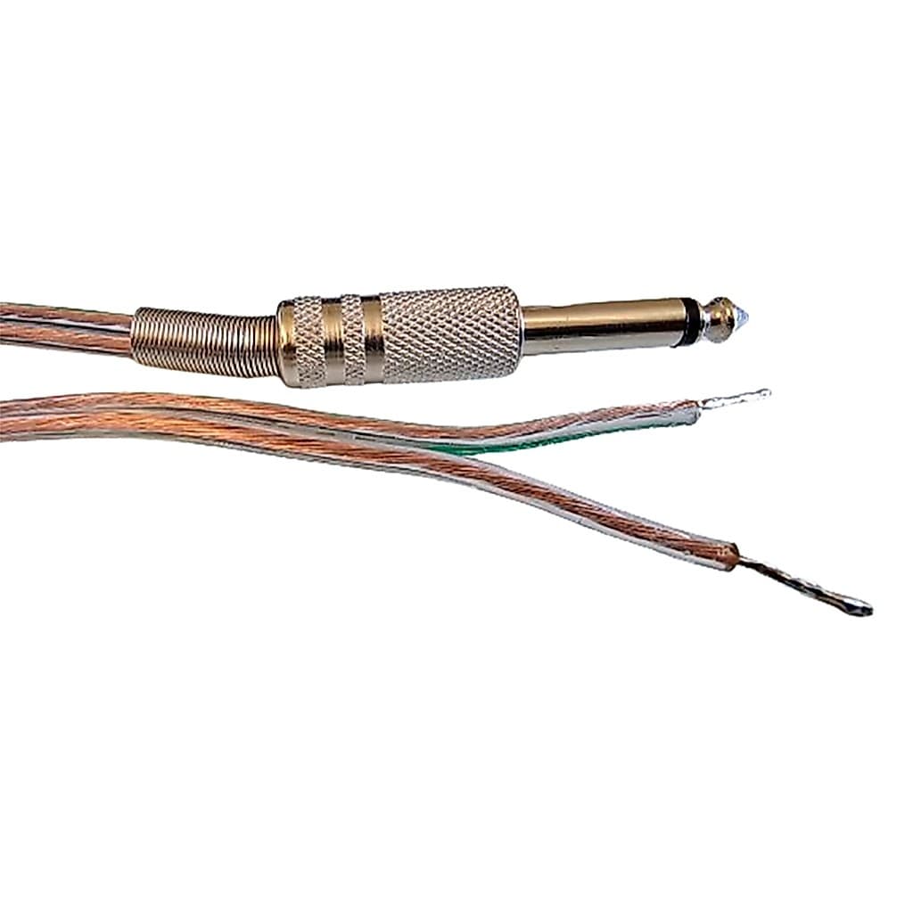 Fio Caixa Som 2x1,00mm P10 X Descascado P/ Borne Pressão 2M