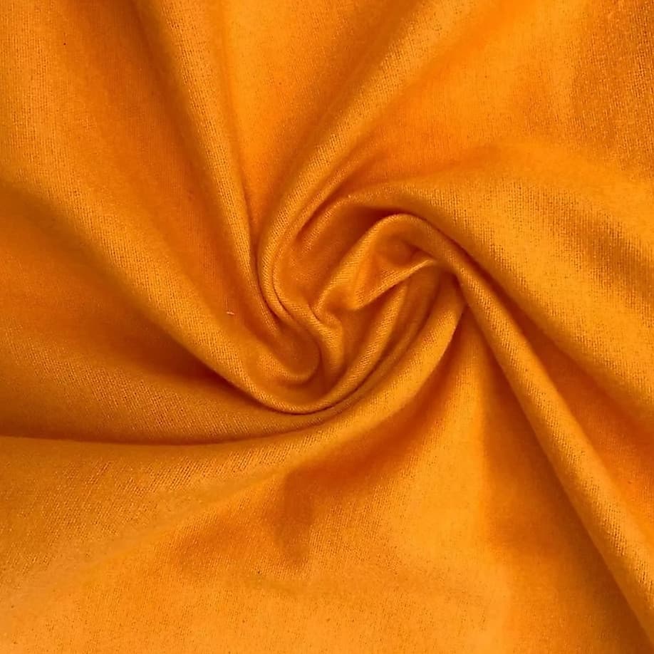 12 Flanelas  G Laranja 100% Algodão Alta Qualidade