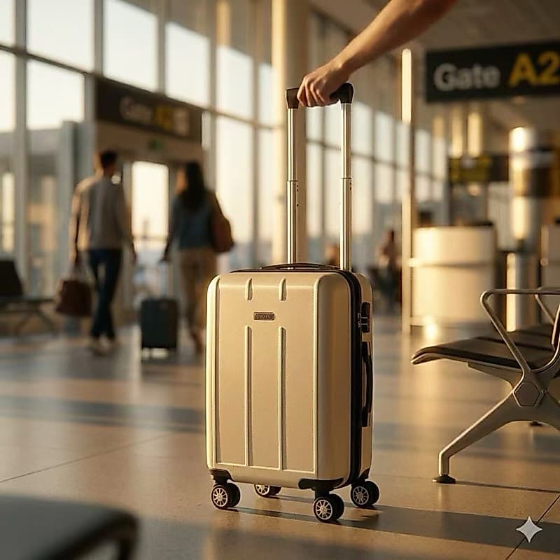 Mala De Viagem Bordo 20 Polegadas 10KG Materia PC Roda Dupla Removível Com Zipe Expansivel