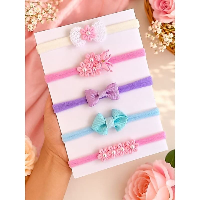 Kit lacinhos para bebê faixa de cabelo faixinhas rn laços para bebê enxoval acessórios maternidade menina tiara infantil