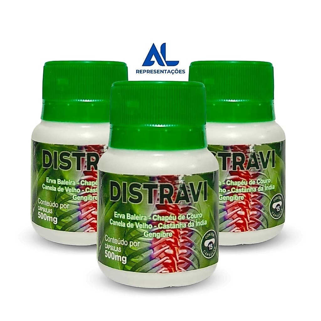 Kit 3 Unidades Distravi 500mg
