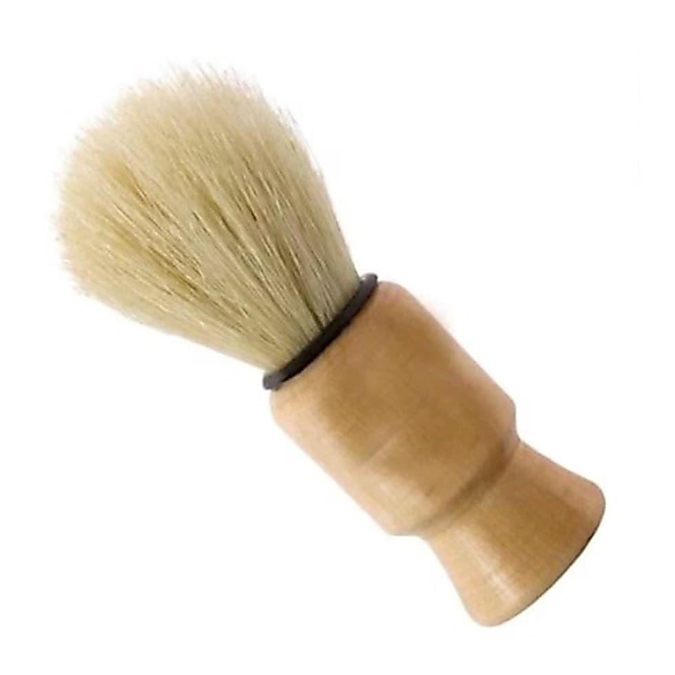 Pincel para Barbear Sekich com Cerdas Macias e Cabo de Madeira Retrô