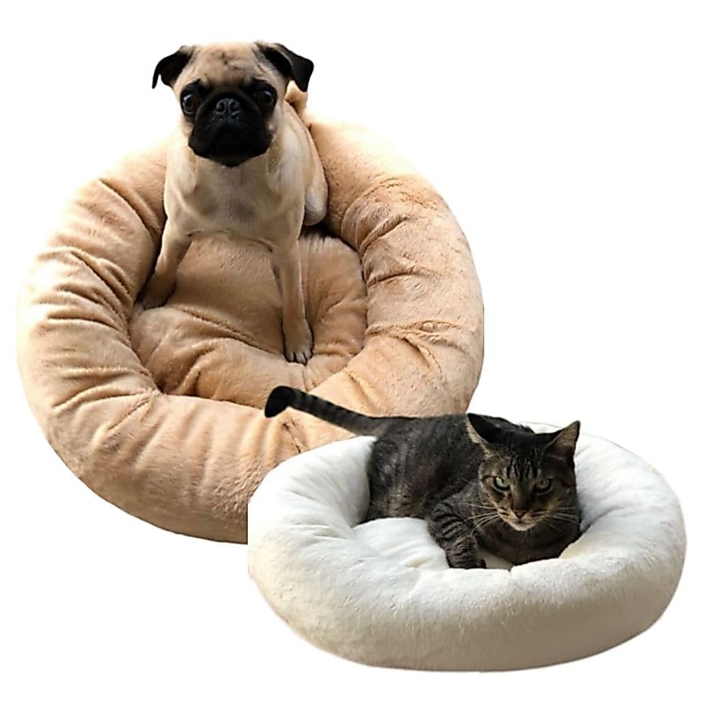 Caminha Pet Redonda Cama para Cachorro Gato Confortável Tamanho P e G Várias Cores
