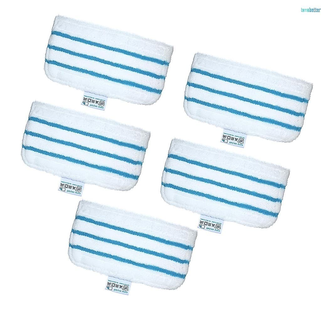 5 Pacotes De Mop Pads De Esfregão Substituição Para A Vapor Black + Decker FSM1610/FSM1630 Acessórios Lavável