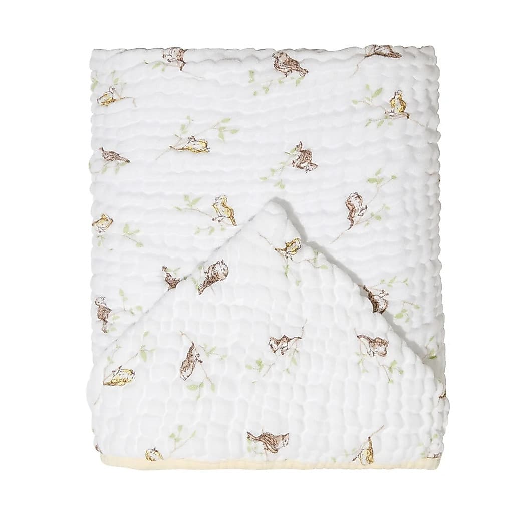 Toalha Infantil 115x85cm de Banho Soft Bamboo Mami com Capuz Estampa Canarinho Alta Qualidade