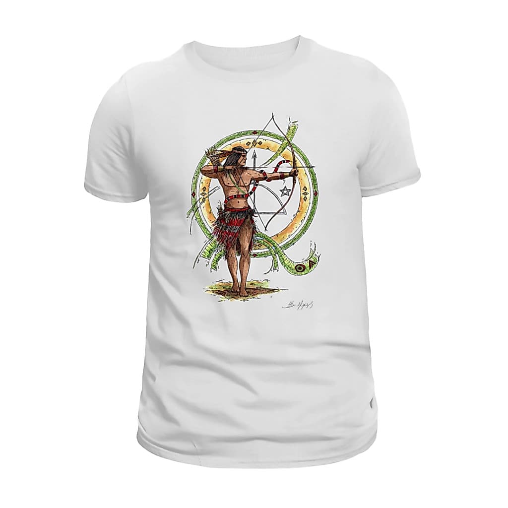 Linda camisa, Camiseta, Caboclo Cobra Coral, Fé, Umbanda, 100% Algodão Envio Rápido