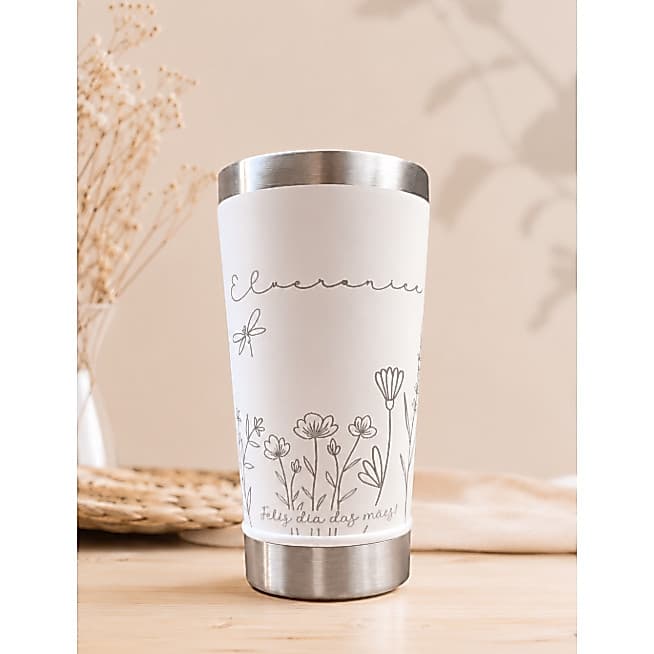 Copo Térmico Personalizado a Laser 473ml | Casamento | Presente | Lembrança | Formatura