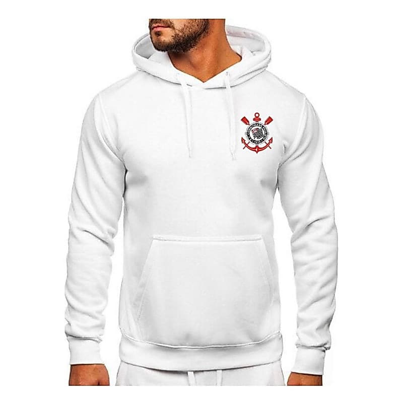 Moletom Masculino Feminino Corinthians Abrigo Timão Casaco Blusa de Frio Premium Unissex