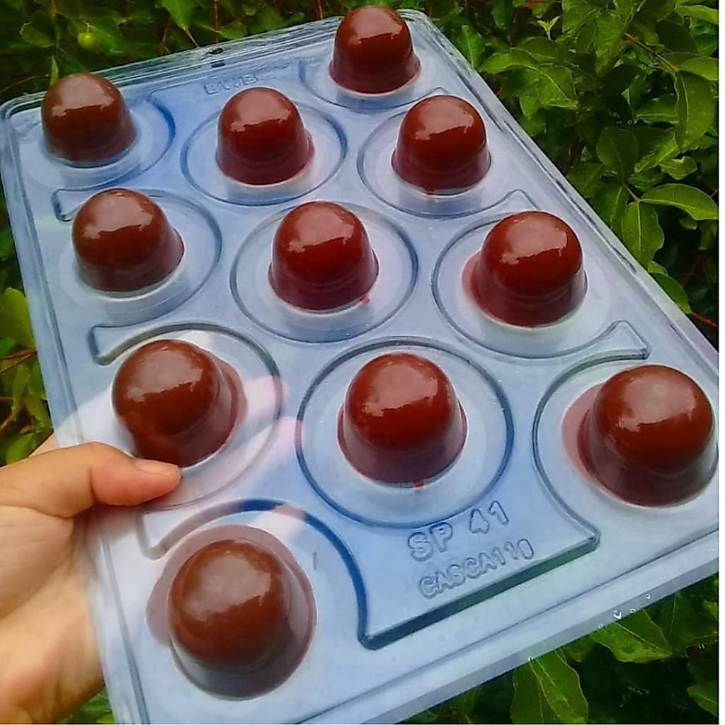 Forma Trufa 3 Partes com Silicone – Bombom Gourmet 20g 30g 45g 60g | Acabamento Profissional | Desmolde Fácil - BWB