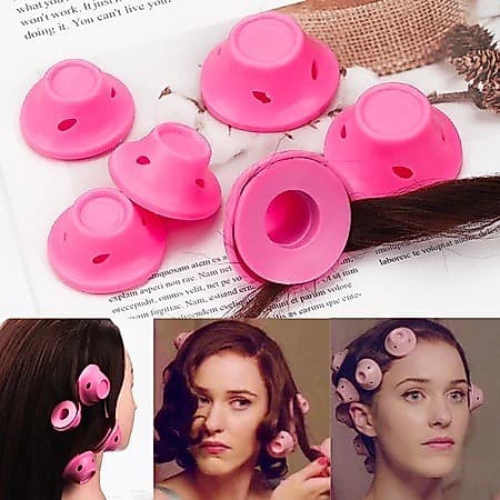 Kit 10 Unidades Rolo Modelador De Cabelo De Silicone Cachos Perfeitos