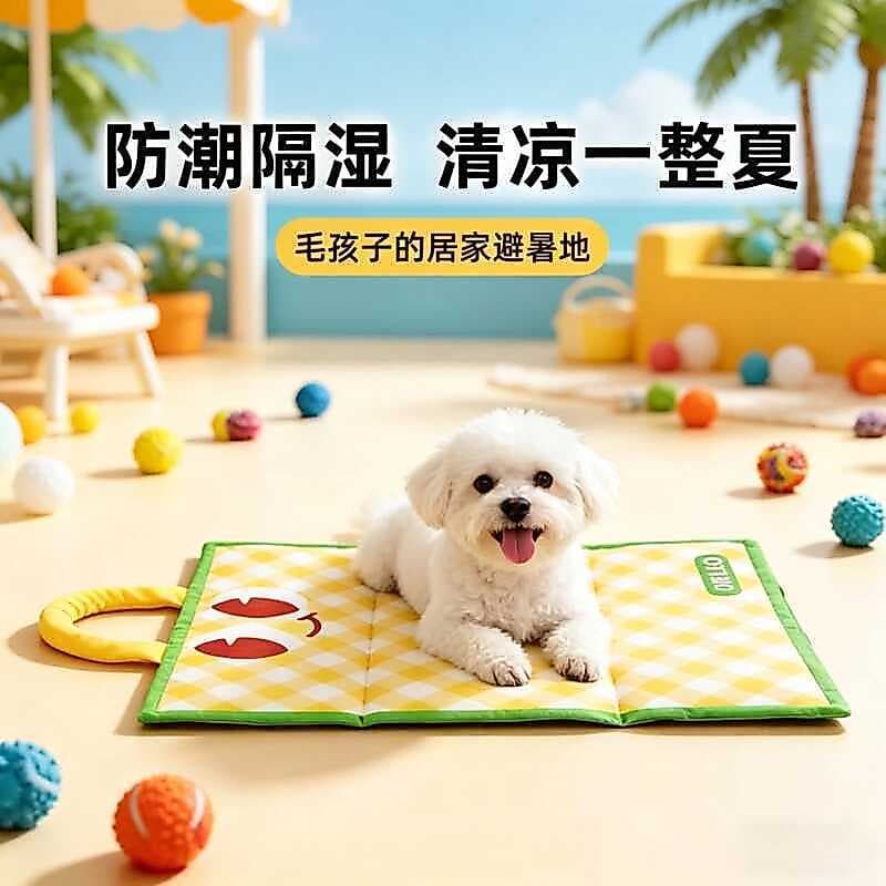 Almofada de gelo para animais de estimação, almofada de gelo para cães e gatos, verão, almofada de dormir legal, verão,