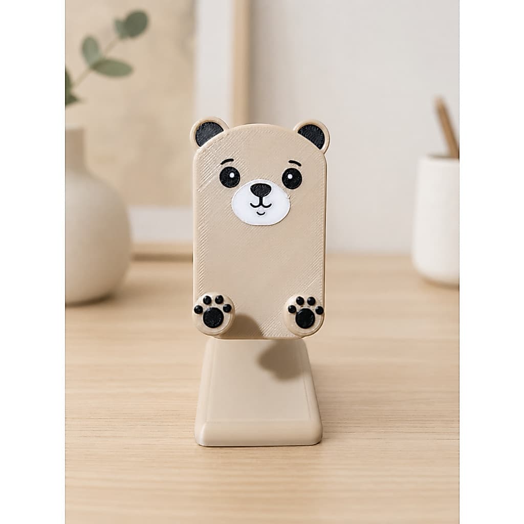 Suporte para Celular Fofo de Ursinho