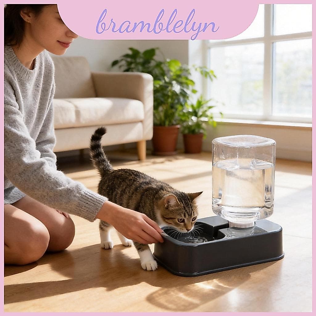 Fonte De Água Automática Para Gatos Pet Mate Com Grande Capacidade Hidratação E Alimentação