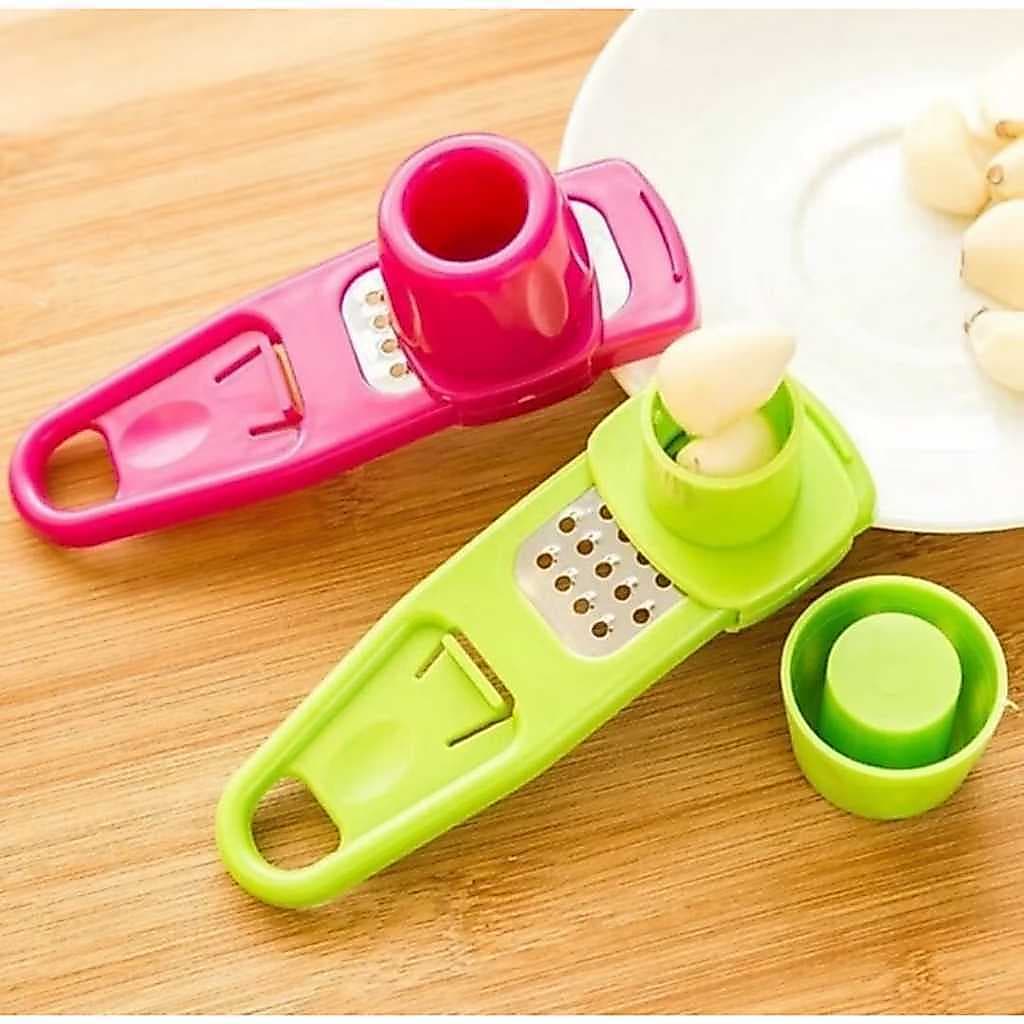 Ralador Multifuncional em Aço Inoxidável para Cortar/Ralar Alho / Utensílios de Cozinha